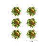 Rose Tea Light Holder Set of 6, Diwali Decoration Items for Home Decor