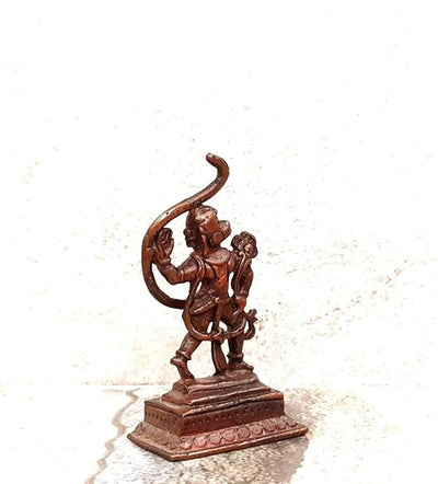 Hindu Gods : Hanuman Ji Copper Idols Patina Antique Finish - Pack of 1 Piece