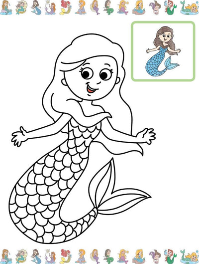 My First Mermaid Colouring Book by Team Pegasus [Paperback]