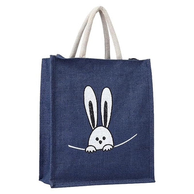 Trendy Jute Bags Eco-Friendly Jute Bags Tiffin/Shopping Grocery Multipurpose Hand Bag with Zip & Handle