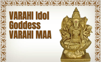 GODDESS VARAHI MAA VARAHI AMMAN STATUE 17 CM HEIGHT