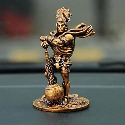 Hindu Gods : Hanuman Ji Murti Bahubali Idol for Car Dashboard, Home Decoration, Pooja Room & Office Table