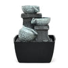 Decorative 3 Pots Polyresin Water Fountain for Home Decoration