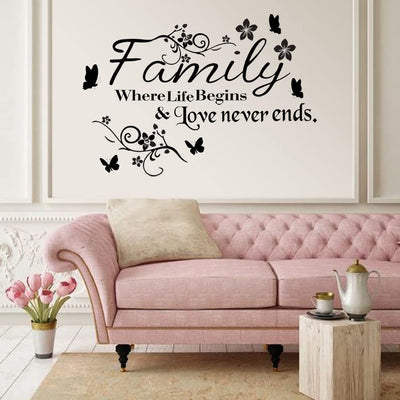 Large Wall Sticker JUST Peel & Stick Size 50 or 60 cm Pack of 1 (Code GS32, Vinyl Self-Adhesive