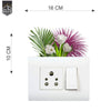 Decorative Switch Board/Pannel Floral Design with Animated Animals Wall Stickers for Home Living Room Bedroom Decor Combo Pack
