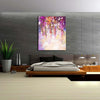 Canvas Print Spring Purple Flowers Wisteria D2 | Unframed Canvas Painting for Bedroom & Living Room | 16 x 19.5 inch (41 x 50 cms)