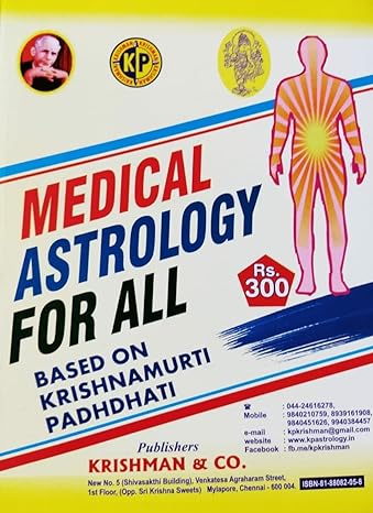 Medical Astrology for all by K. Subramanian [Paperback]