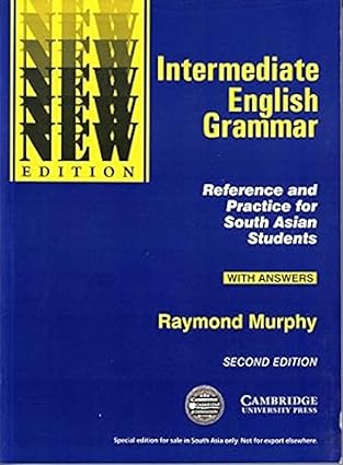 Intermediate English Grammar with Answers, 2nd Edition by Murphy [Paperback]