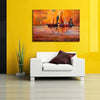 Canvas Print Boats & Sea |  for Bedroom & Living Room | Engineered Wood Frame | 20.6 x 14 inch (52 x 36 cms)