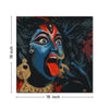 100% Cotton Stretched Canvas Painting 400 GSM, Framed Goddess Kali