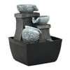 Decorative 3 Pots Polyresin Water Fountain for Home Decoration