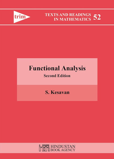 Functional Analysis by S. Kesavan [Paperback]