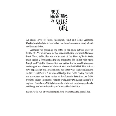 MISS ADVENTURES OF A SALESGIRL by Aashisha Chakraborty [Paperback]