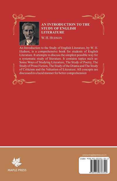 An Introduction to the Study of English Literature by W.H. Hudson [Paperback]
