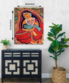 Canvas Print, Modern Art, Abstract Art, Religious Art, Traditional Art, Hindu Gods, Wall Art, Wall Décoration, Living room, Office, Home Décor, Unframed, Size - 12X9 inches.