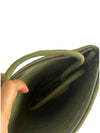 Luxury Jute Sling Bag For Women, Ladies Shoulder Purse, Small Shopping Bag - Green