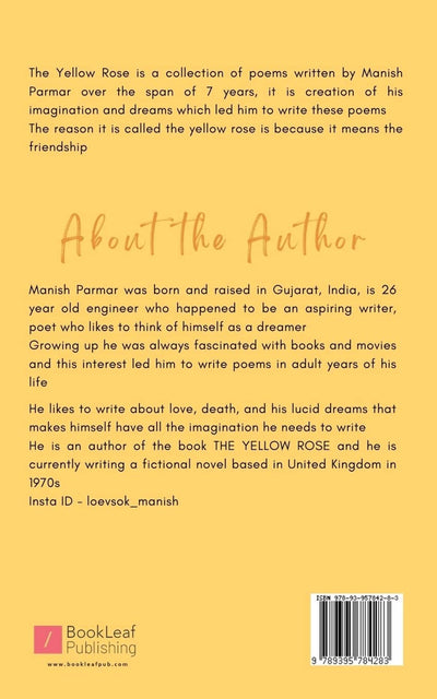The Yellow Rose by Manish Parmar [Paperback]