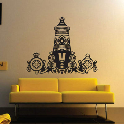 PVC Vinyl South God Devotional Wall Sticker (60 x 50 cm). Self-Adhesive
