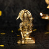 Hindu Gods : Hanuman Ji Murti 100% Pure Brass Idol for Home Puja, Office Desk and Car Dashboard