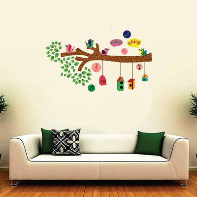 Large Wall Reusable Self-Adhesive Sticker Just Peel & Stick Size 50 Or 60 Cm Pack Of 1 (Code Gs184(Vinyl)