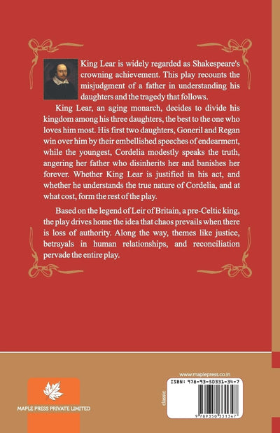 King Lear by William Shakespeare [Paperback]