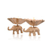 Elegant Metal Tea Light Candle Holder Set of 2 for Home Decor