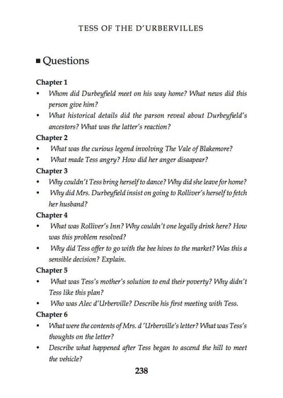 Tess of the Durbervilles by Thomas Hardy [Paperback]