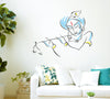 Lord Krishna ' Wall Sticker (Vinyl,90 cm x 70 cm, Multicolor) 57-WL-0032