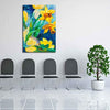 Canvas Print Beautiful Daffodil Flowers | Unframed  for Bedroom & Living Room | 16 x 22.9 inch (41 x 58 cms)