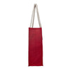 Eco-Friendly Jute Horse Bag-Reusable Tiffin/Shopping/Grocery Multipurpose Hand Bag with Zip & Handle for Men and Women - Red
