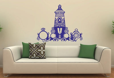 South god Wall Sticker & Decal(PVC Vinyl,Size-58 Cm X 48 Cm)