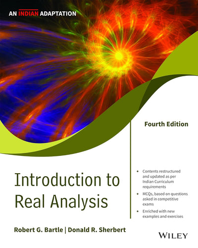 Introduction to Real Analysis by Robert G. Bartle, Donald R. Sherbert [Paperback]