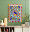 Canvas Print Traditional Art Canvas Paintings, Rajasthani Art, Indian Art, Kalamkari Art, Madhubani Art, Wall Art, Canvas painting for Living Room, Wall Décor, Unframed, Fabric, Size - 12 X 9 inches.