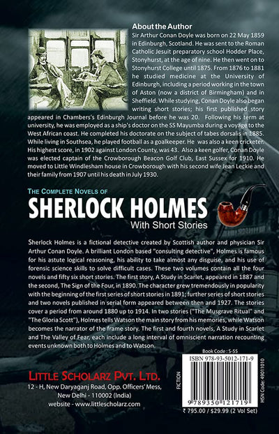 Sherlock Holmes: Novels & Short Stories (Set of 2 Volumes) by Sir Arthur Conan Doyle [Paperback]