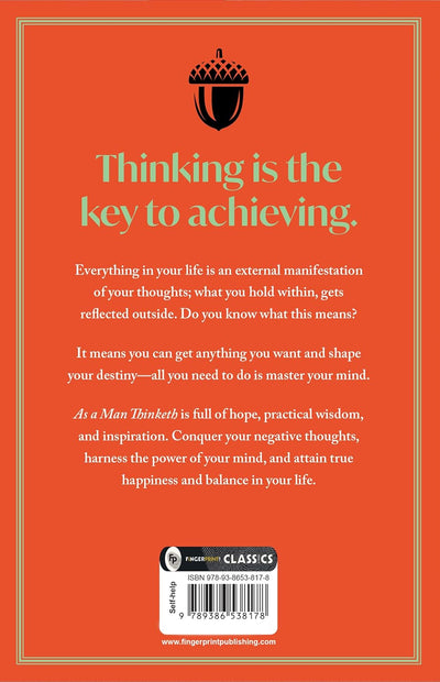 As a Man Thinketh by James Allen [Paperback]