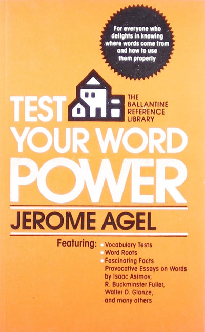 Test Your Word Power by Jerome Agel [Paperback]