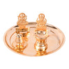 Goddess Laxmi & Lord Ganesh Idol Showpiece with Traditional Diya Oil Puja Lamp
