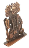 Hindu Gods : Metal Hanuman Idol Antique Panchamukhi Anjaneya Showpiece for Car Dashboard/Home Decor/Living Room/Pooja/Work Table/Gifts/Return Gifts/Festivals