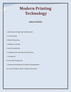 Modern Printing Technology [Paperback]