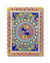 Canvas Print Traditional Art Canvas Paintings, Rajasthani Art, Indian Art, Kalamkari Art, Madhubani Art, Wall Art, Canvas painting for Living Room, Wall Décor, Unframed, Fabric, Size - 12 X 9 inches.