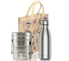 Jute Bag Tote eco Friendly Bag for shopping/tiffin/picnic/grocery/gym hand bag with zip and handle