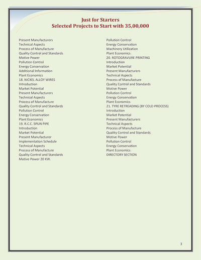 Just for Starters : Selected Projects to Start with 35,00,000 by NIIR Board of Consultants & Engineers [Paperback]