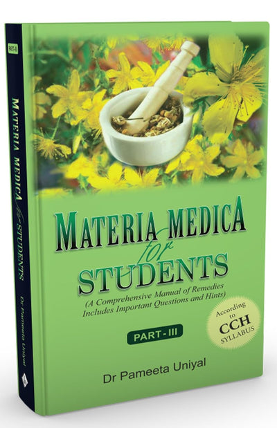 Materia Medica for Students by Dr. Pameeta Uniyal [Paperback]