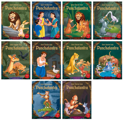 Short Stories From Panchatantra - Collection of 10 Books [Paperback]