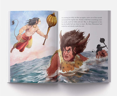 Illustrated Ramayana For Children by Shubha Vilas [Hardcover]