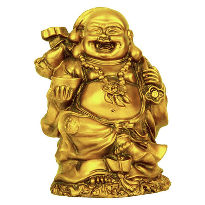 Laughing Buddha Idol Statue Showpiece for Home Decor Living Room Bedroom Office Table