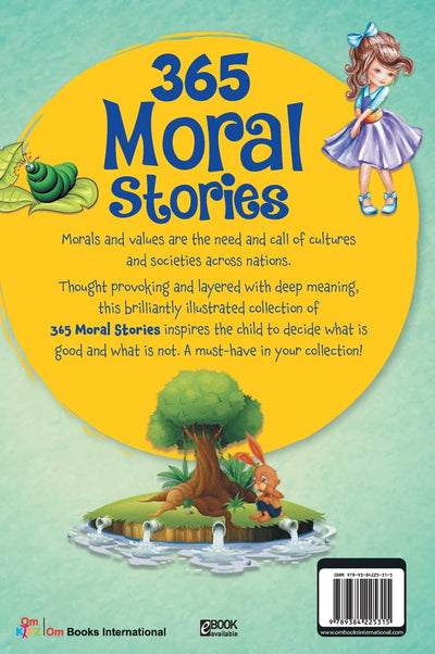 Story books : 365 Moral Stories by Om Books Editorial Team [Hardcover]