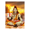 Lord shiva wall sticker - God shiva wall sticker - god mahadev wall sticker - 300GSM - Glossy - Strong adhesive