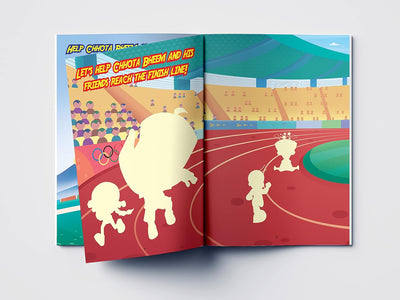Chhota Bheem - Ready for the Olympics by Wonder House Books [Paperback]