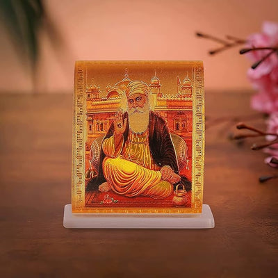 Guru Nanak Dev Ji Idol Frame for Car Dashboard